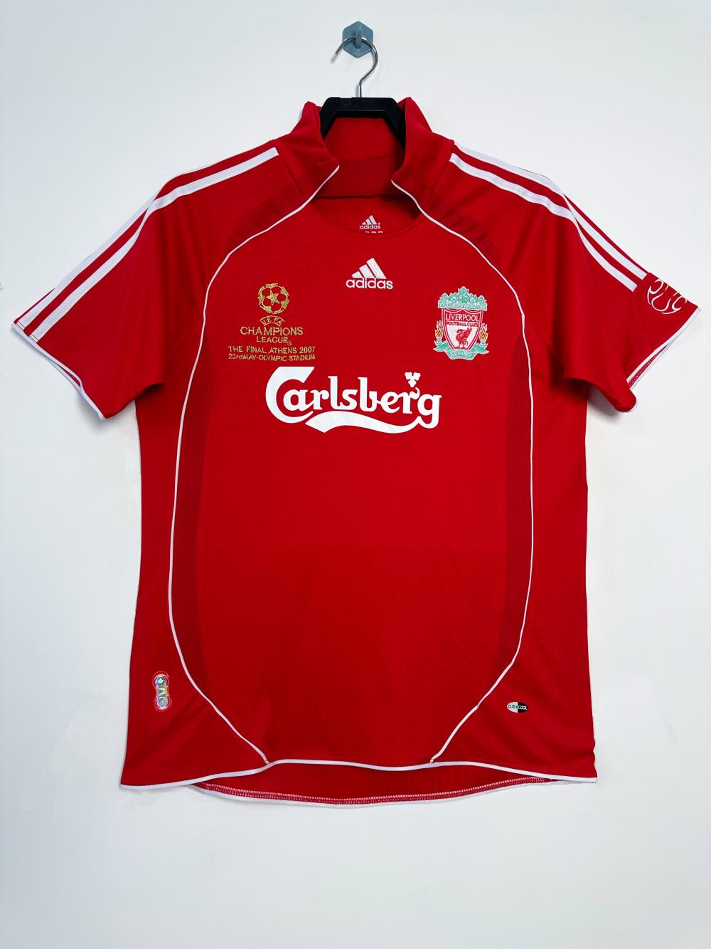 2006/2008 Retro Liverpool Camiseta de Local Versión Champions League Calidad Tailandesa