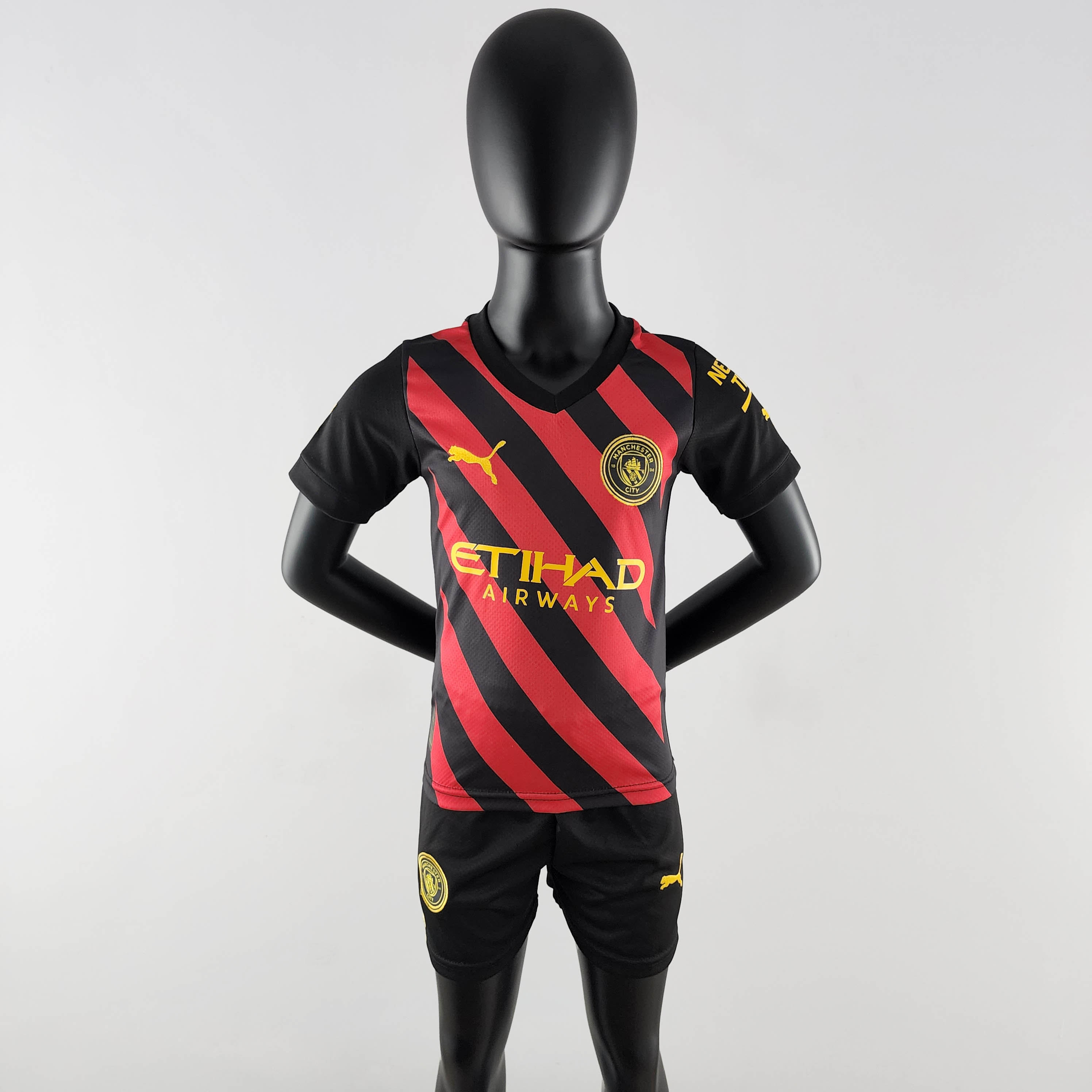 2022/2023 Manchester City Away Football Shirt AAA fan-grade Kids Size