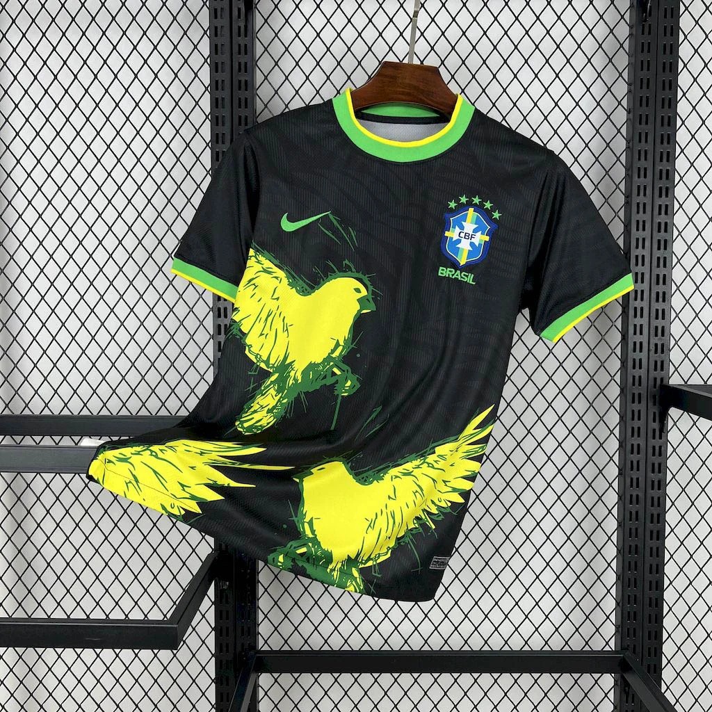 2025 Maillot Noir Édition Spéciale Brésil AAA qualité fan