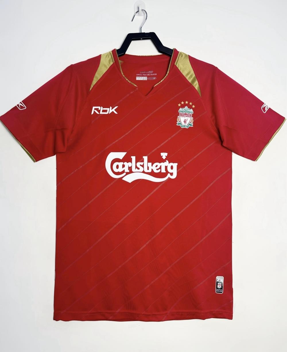 2005/2006 Retro Liverpool Camiseta Local Calidad Tailandesa