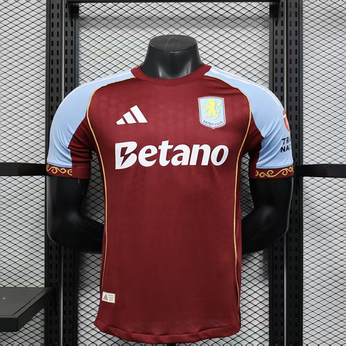 2025/2026 Player Version Aston Villa Home Football Shirt AAA fan-grade