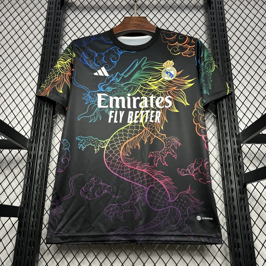 Camiseta Edición Especial Real Madrid Cailong Negra 2024/2025 — view 4