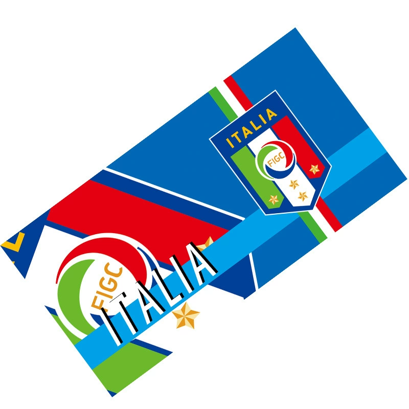 Serviette de plage de supporter Italie Italia — main view