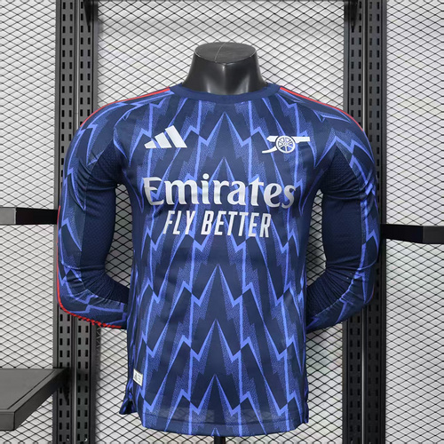 2025/2026 Long Sleeves Player Version Arsenal Away Football Shirt AAA fan-grade