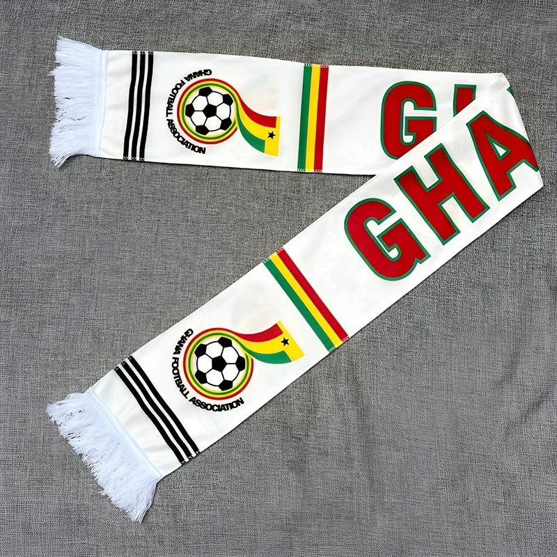 2026 World Cup Ghana Fan Soccer Scarf
