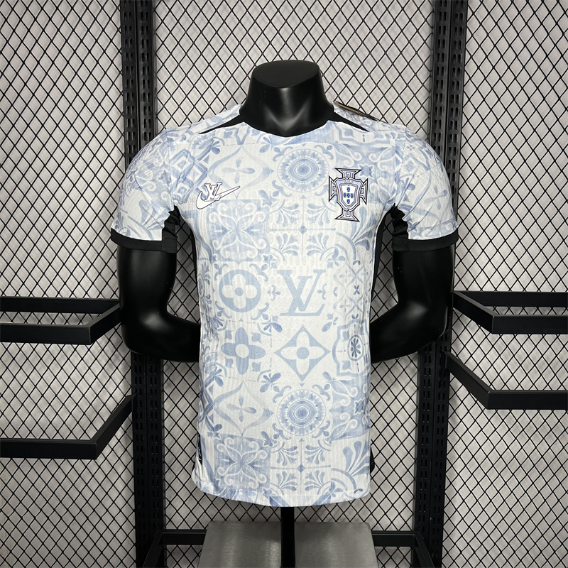 2024-2025 Player Version Portugal Euro LV Jointly Football Shirt AAA fan-grade