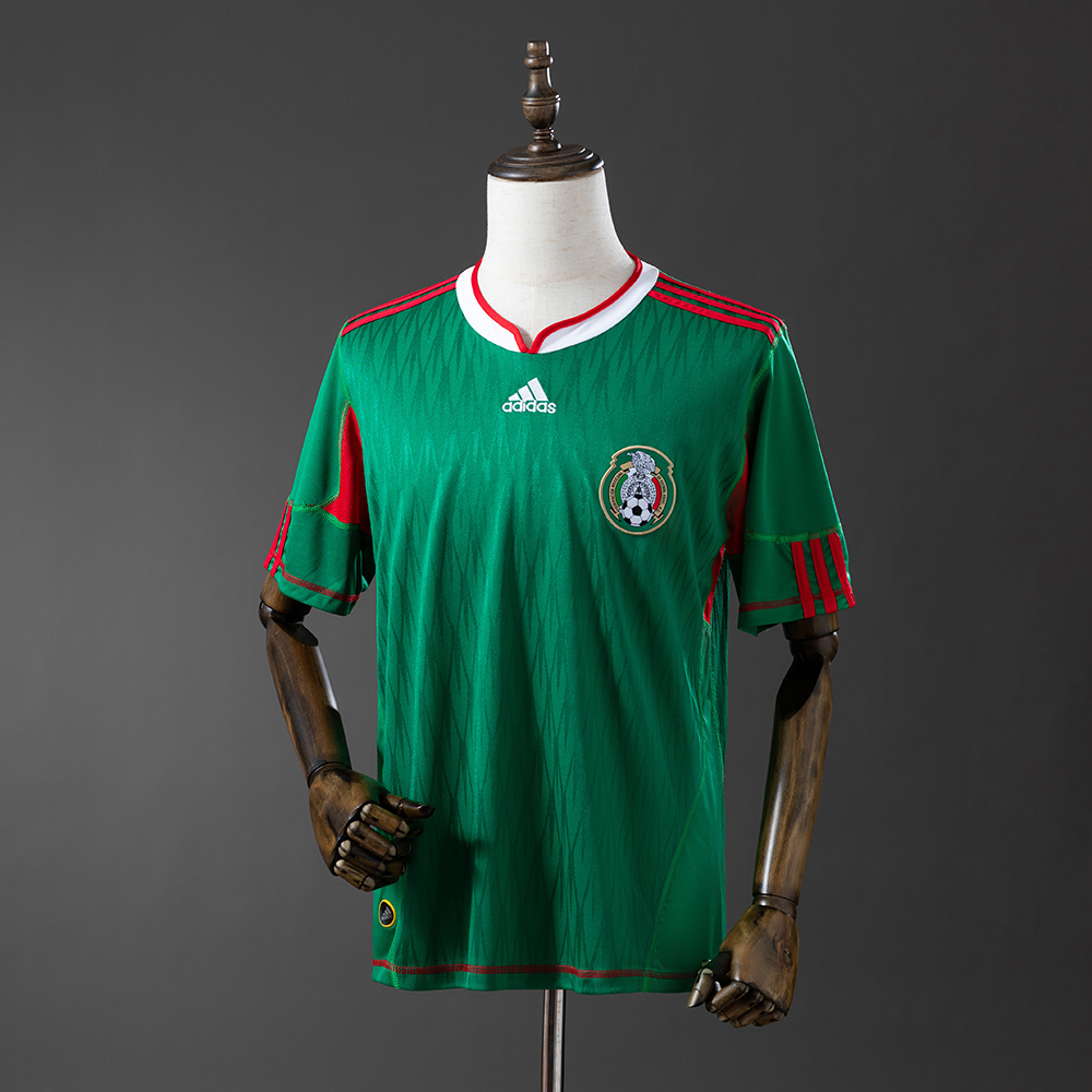 2010 Retro Mexico Home Football Shirt AAA fan-grade