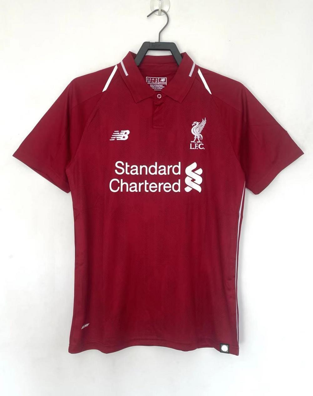 2018/2019 Retro Liverpool Camiseta de Local Calidad Tailandesa