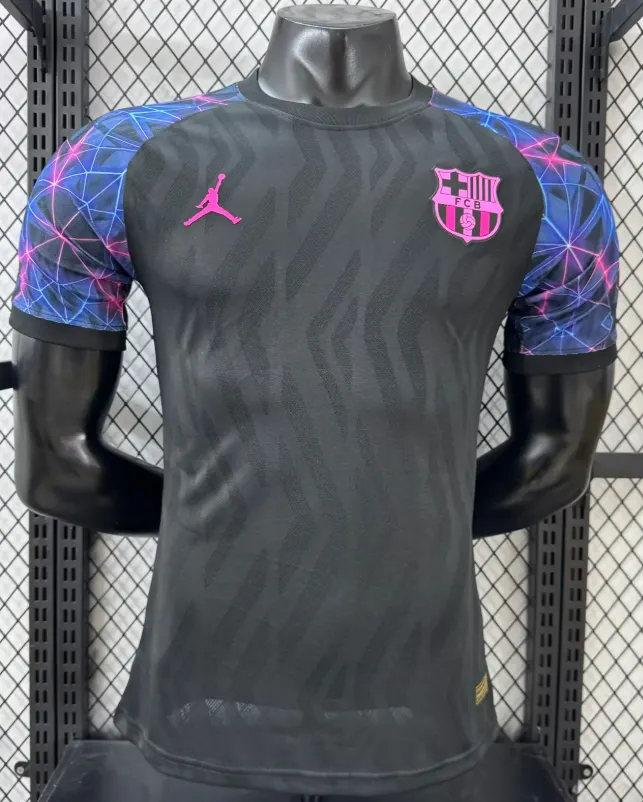 2026/2027 Player Version Barcelona Special Edition Black Blue Football Jersey 1:1 Thai Quality