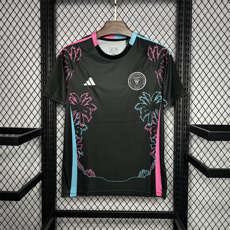 2024/2025 Inter Miami Sonderedition Trikot Schwarz und Pink AAA fan-gradät