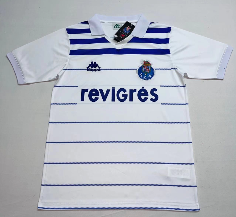1985/1986 Retro Porto Auswärtstrikot 1:1 Thai-Qualität