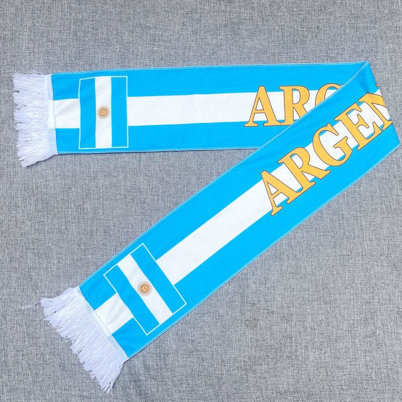 2026 World Cup Argentina Fan Soccer Scarf Flag