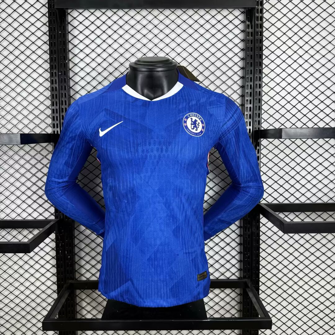 2025/2026 Long Sleeves Chelsea Home Player Version Football Shirt AAA fan-grade