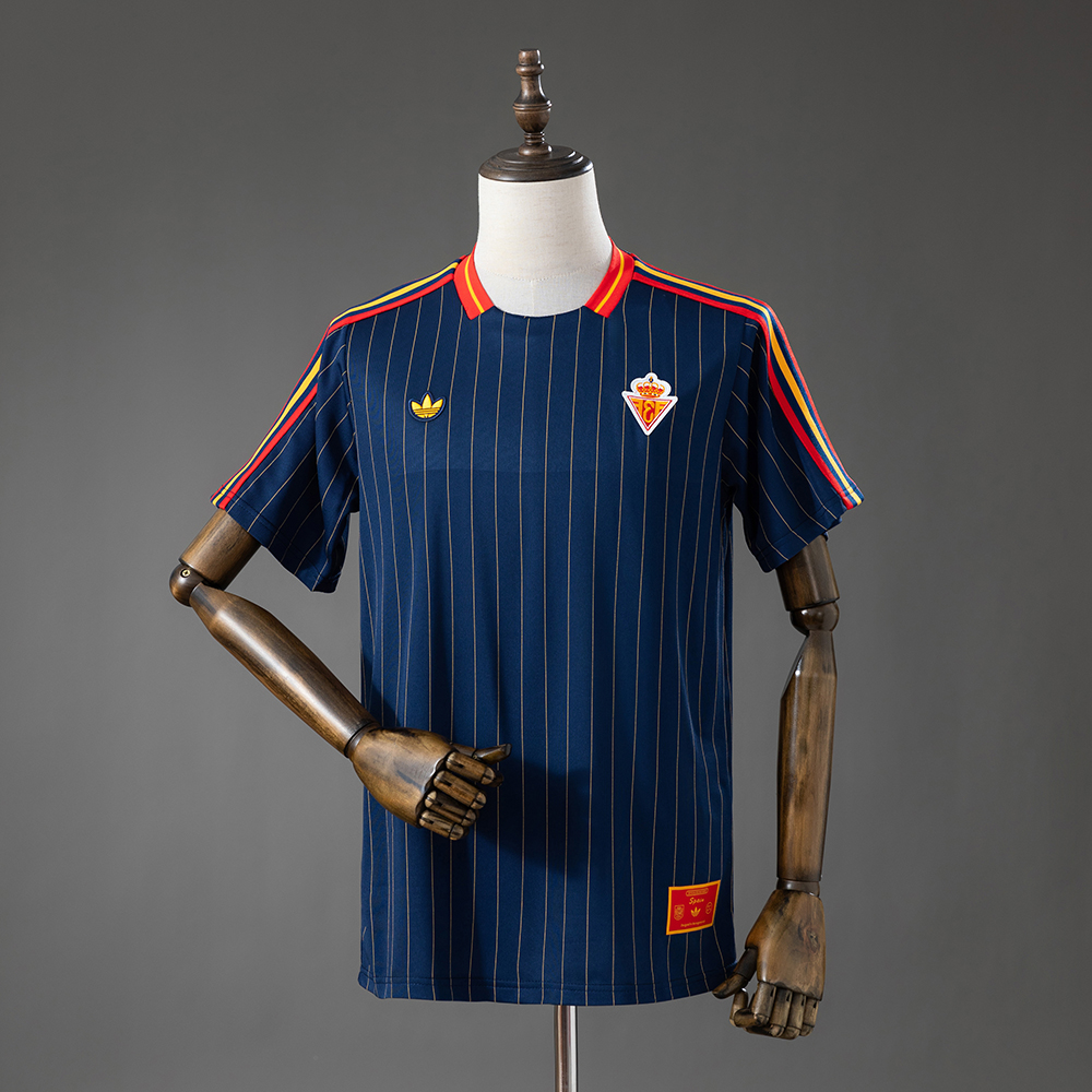 2026 Spain Terrace Icons T-Shirt Navy Blue