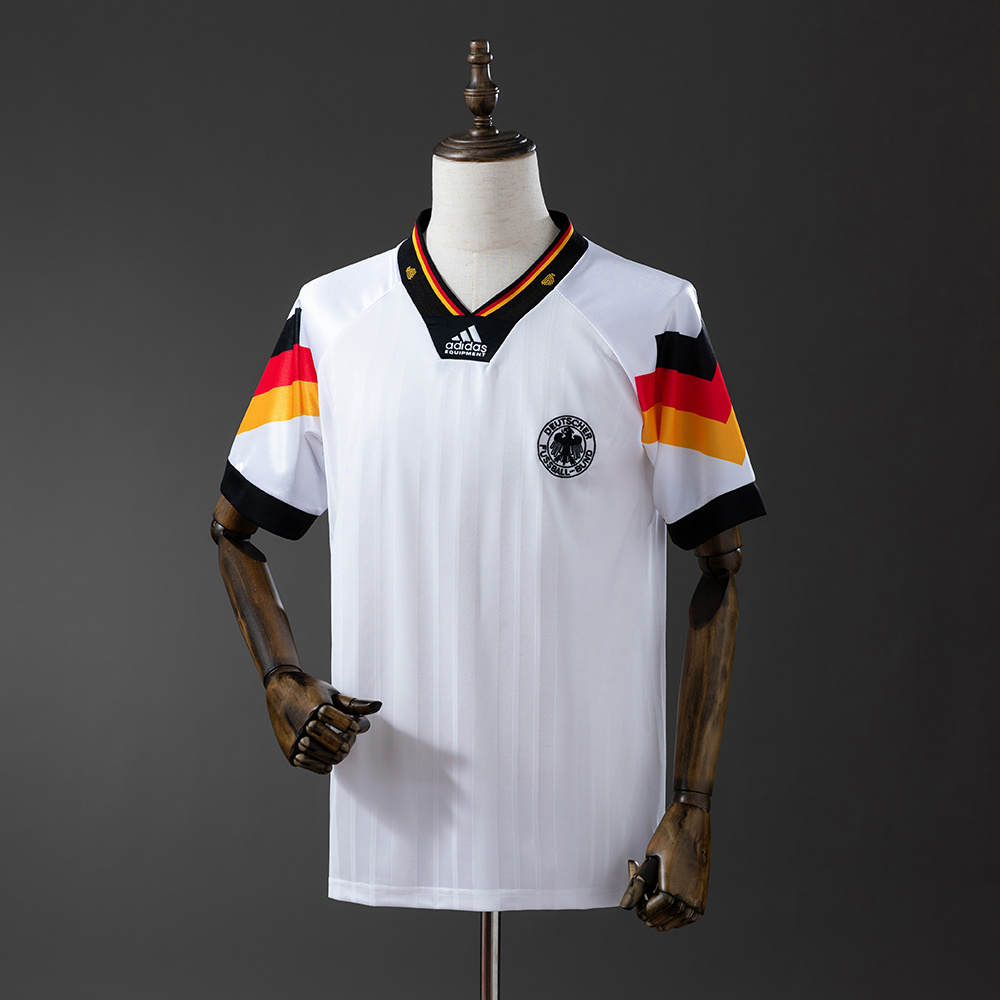 1992 レトロ サッカー ジャージ ドイツ ホーム