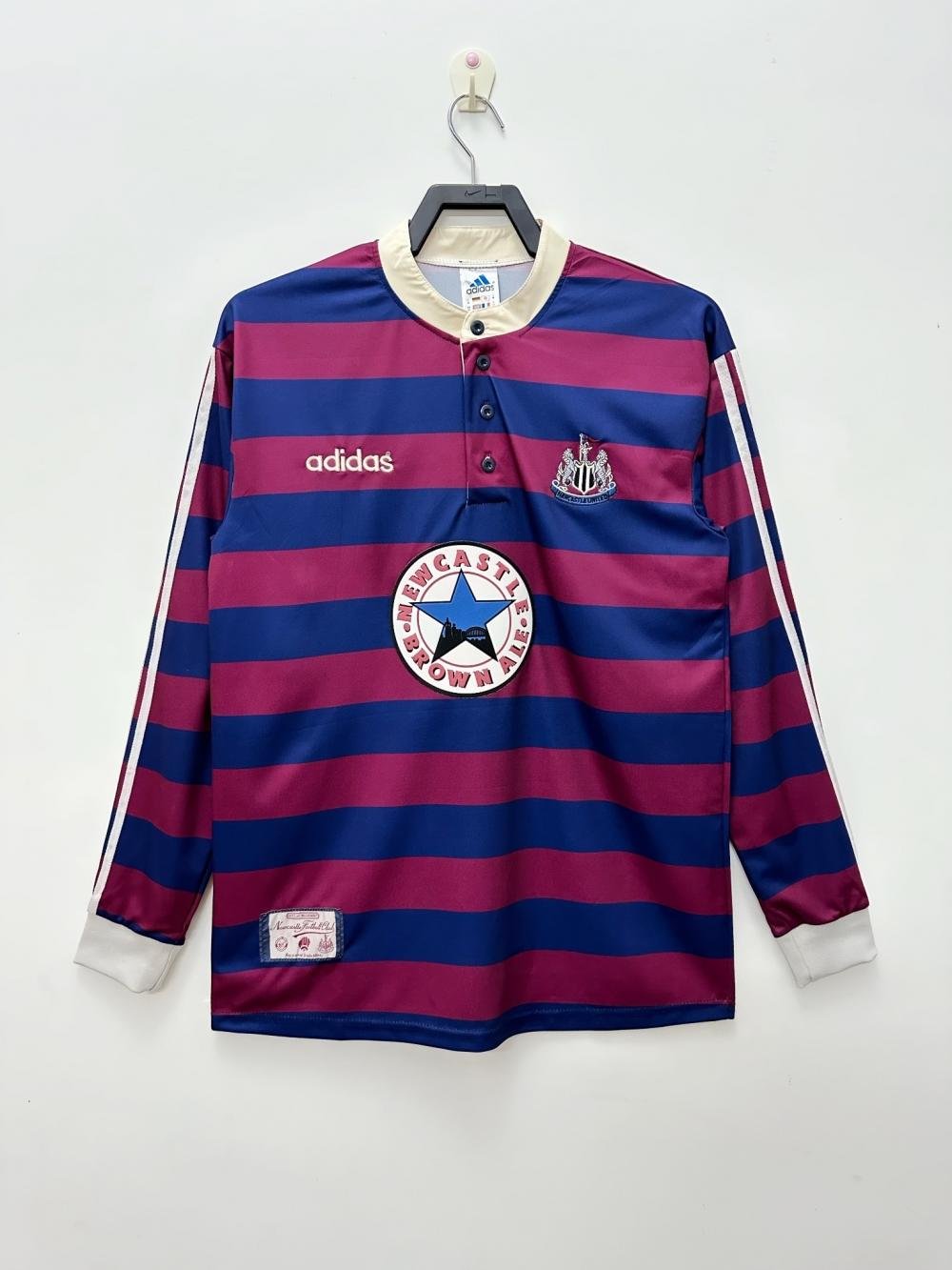 1995/1997 Retro Long Sleeve Newcastle United Away Soccer Jersey AAA fan-grade