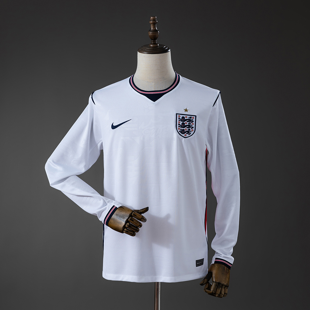 2026 Long Sleeve England National Team Home Football Shirt AAA fan-grade