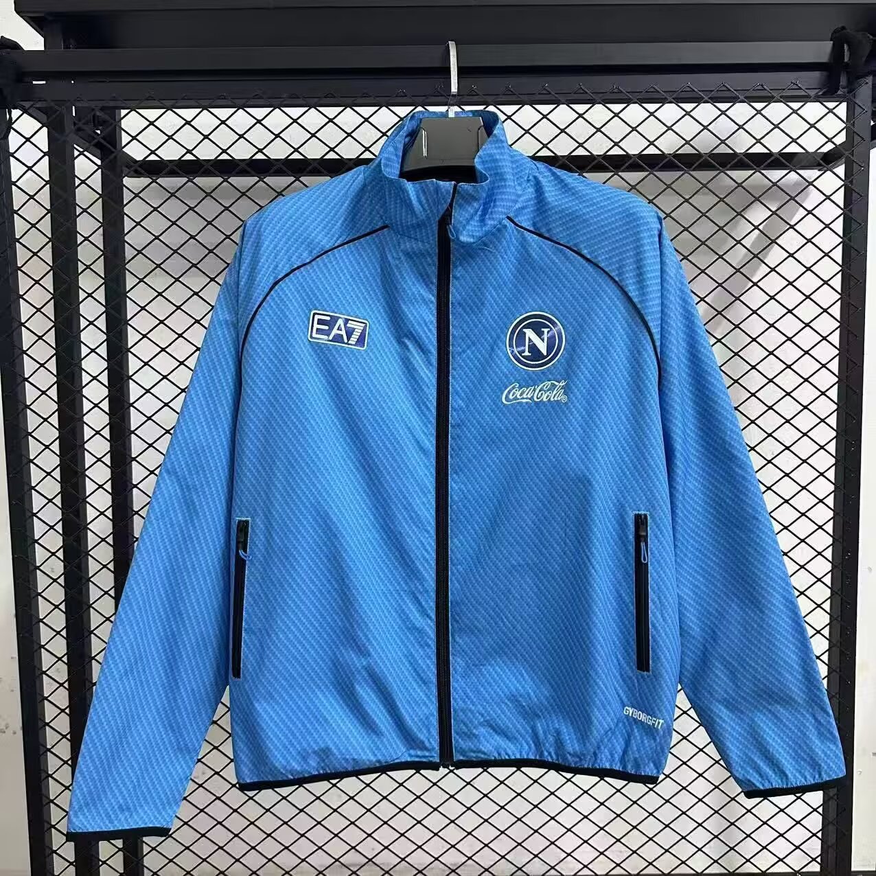 2025/2026 Napoli Windbreaker Blue Football Jersey 1:1 Thai Quality