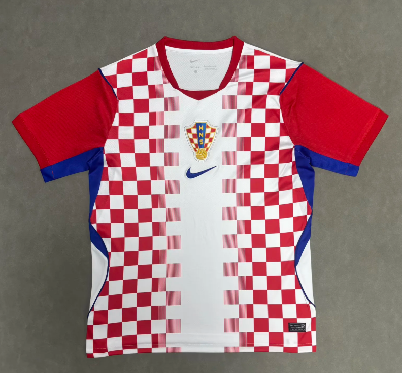 Maillot de football domicile Croatie 2026 qualité thaïlandaise