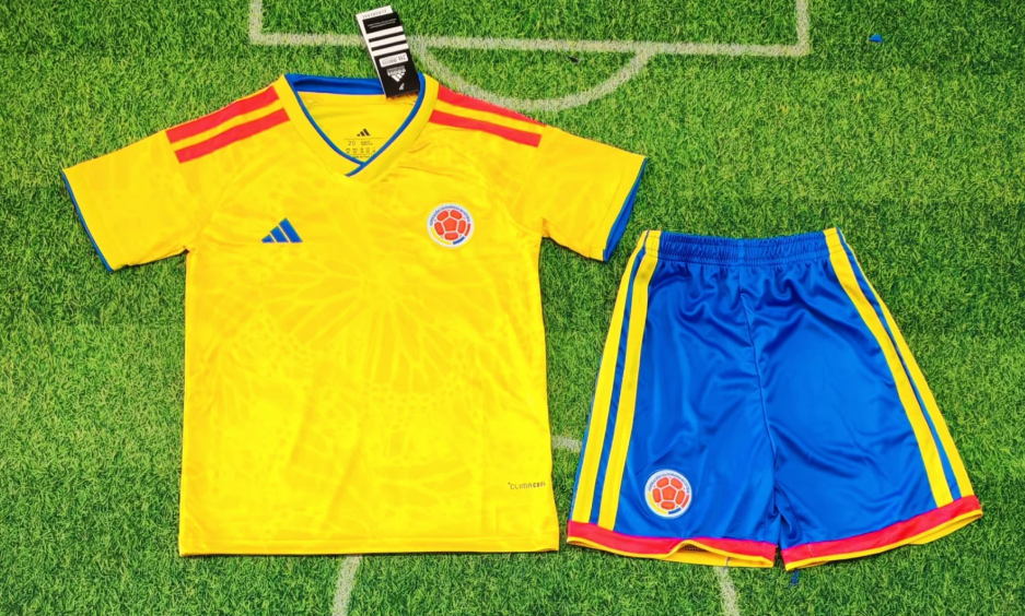 2026 Colombia Local Camiseta de Fútbol 1:1 Calidad Tailandesa Talla Infantil