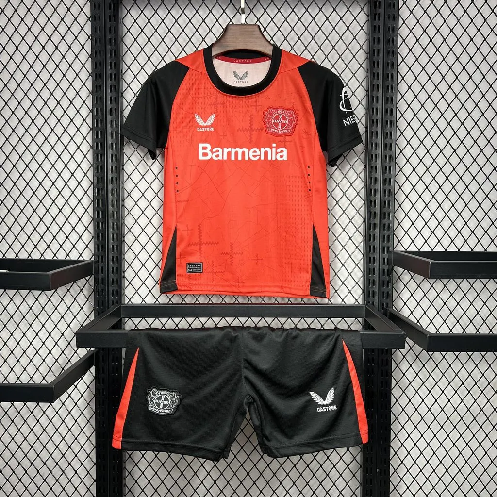 2024/2025 Leverkusen Home Football Shirt Kids Size