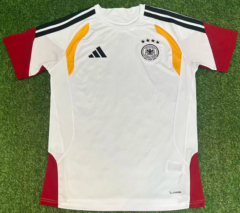 Maillot de football tenue d'entraînement Allemagne blanc 2026/2027 qualité thaïlandaise