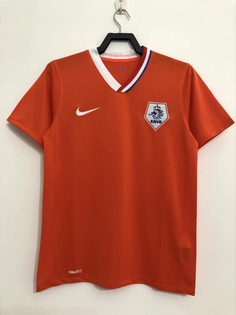 Camiseta de fútbol Retro Países Bajos Local 2008 Calidad Tailandesa