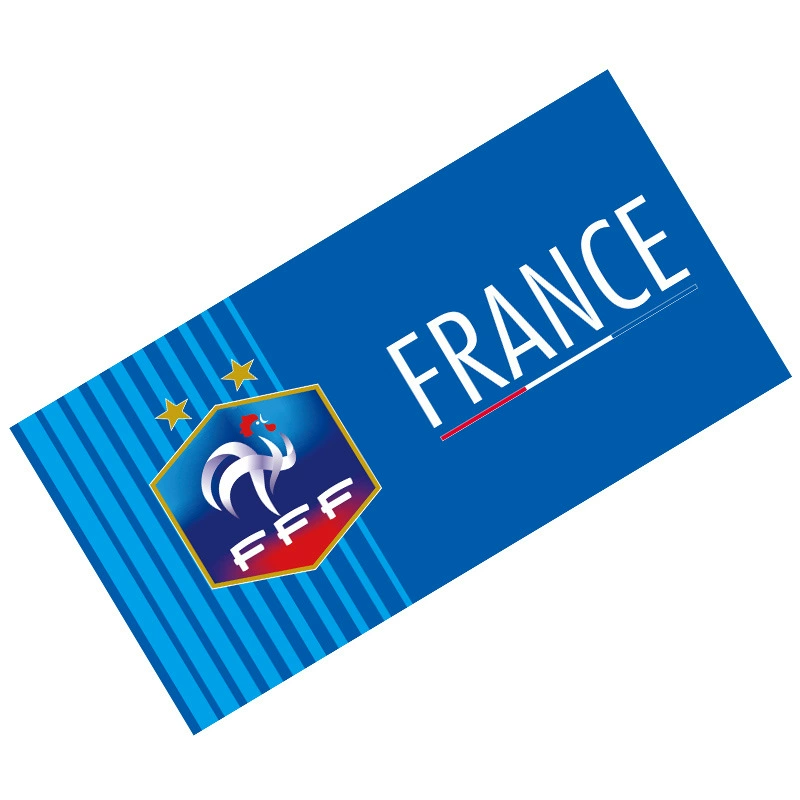 フランス ファンフットボールビーチタオル — main view