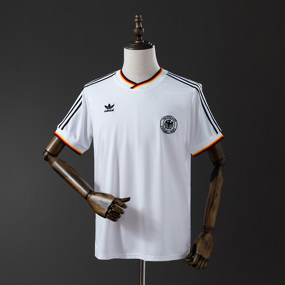 1986 レトロ サッカージャージ ドイツ ホーム
