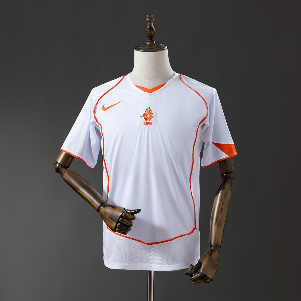 Camiseta Retro Selección Nacional Países Bajos Visitante 2004 AAA calidad aficionado