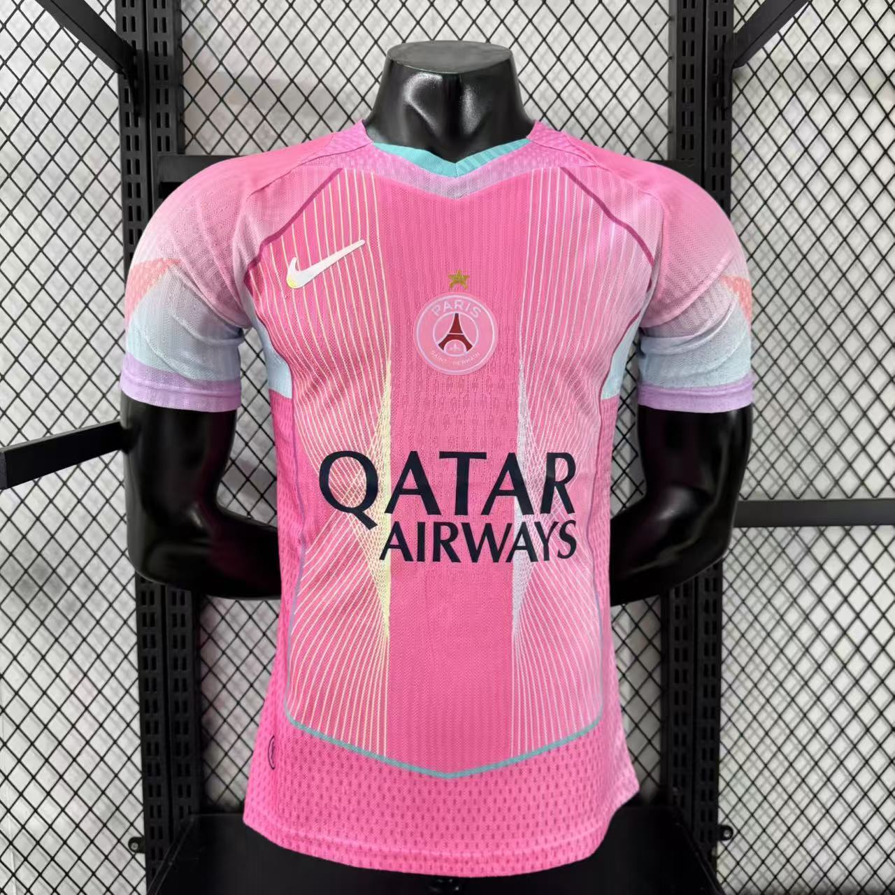 2025/2026 Player Version Psg Paris Saint-Germain Special Edition Pink Football Jersey AAA fan-grade