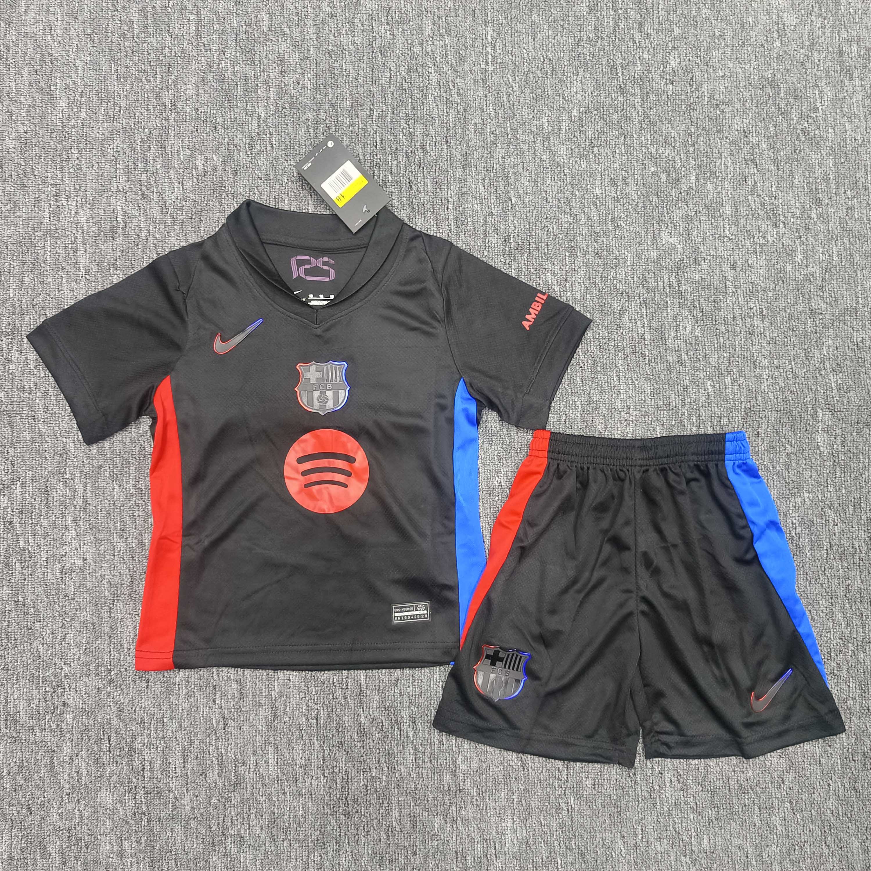 2025/2026 Barcelona Away Football Jersey AAA fan-grade Kids Size
