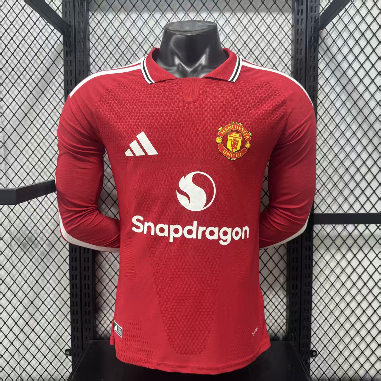 2026/2027 Long Sleeve Player Version Manchester United Home Football Jersey 1:1 Thai Quality