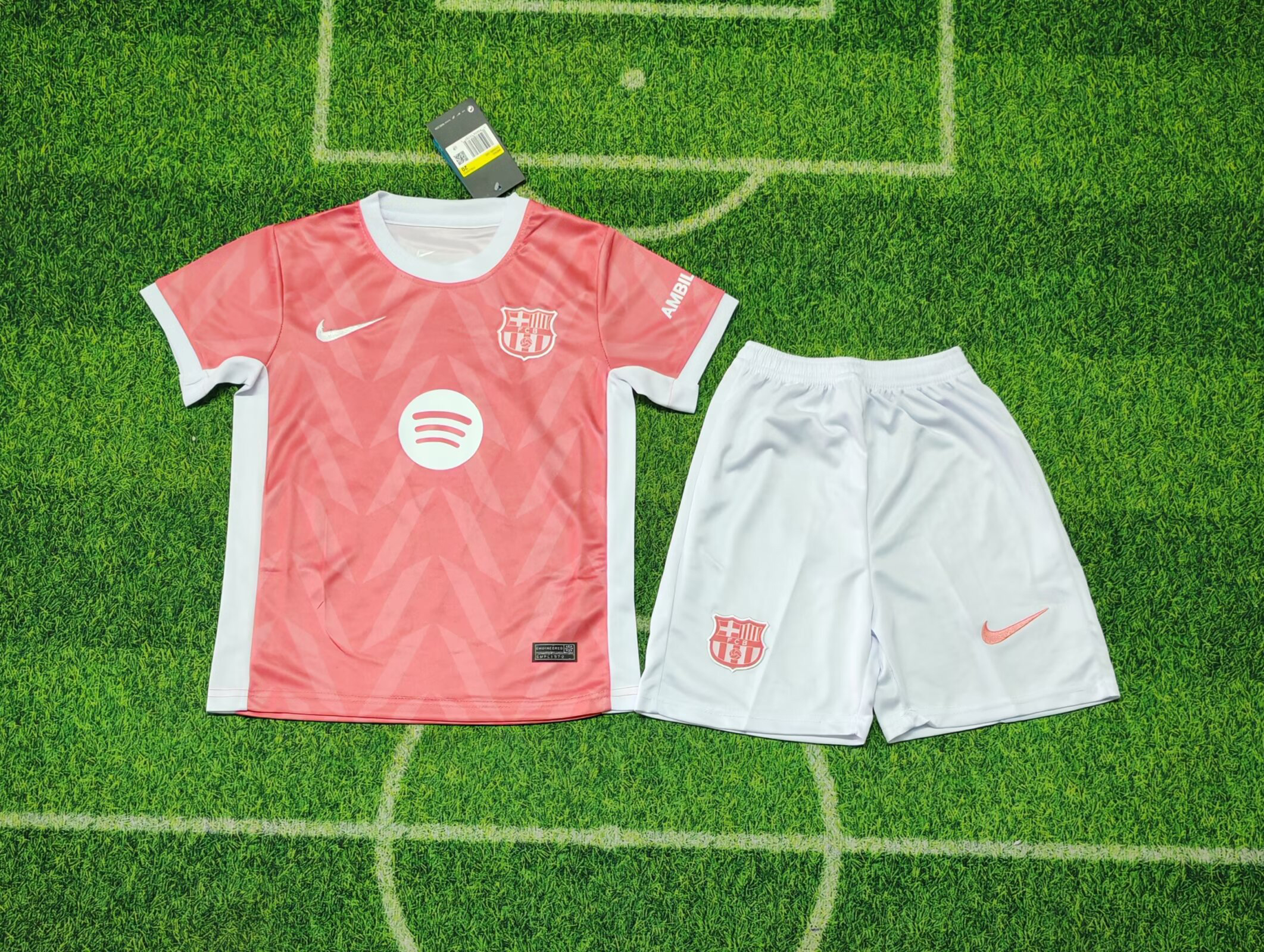 2025/2026 Barcelona Special Edition 04 Football Jersey AAA fan-grade Kids Size