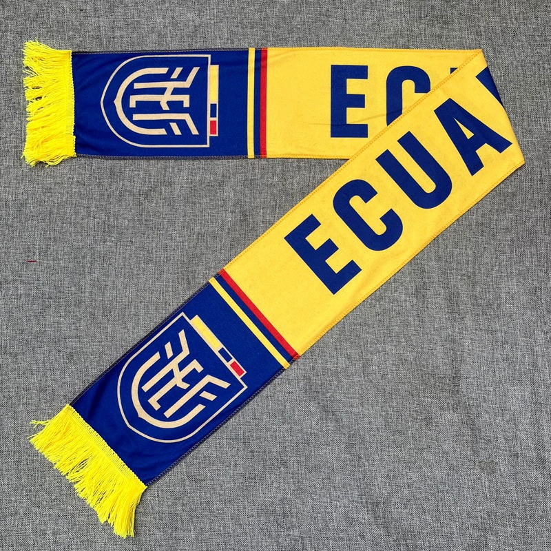 2026 World Cup Ecuador Fan Soccer Scarf
