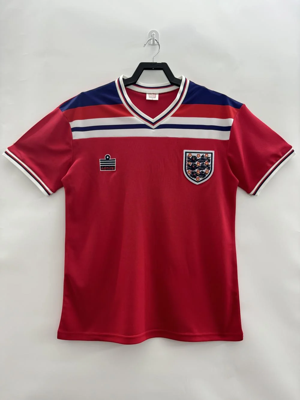 1982 Retro England Away Soccer Jersey