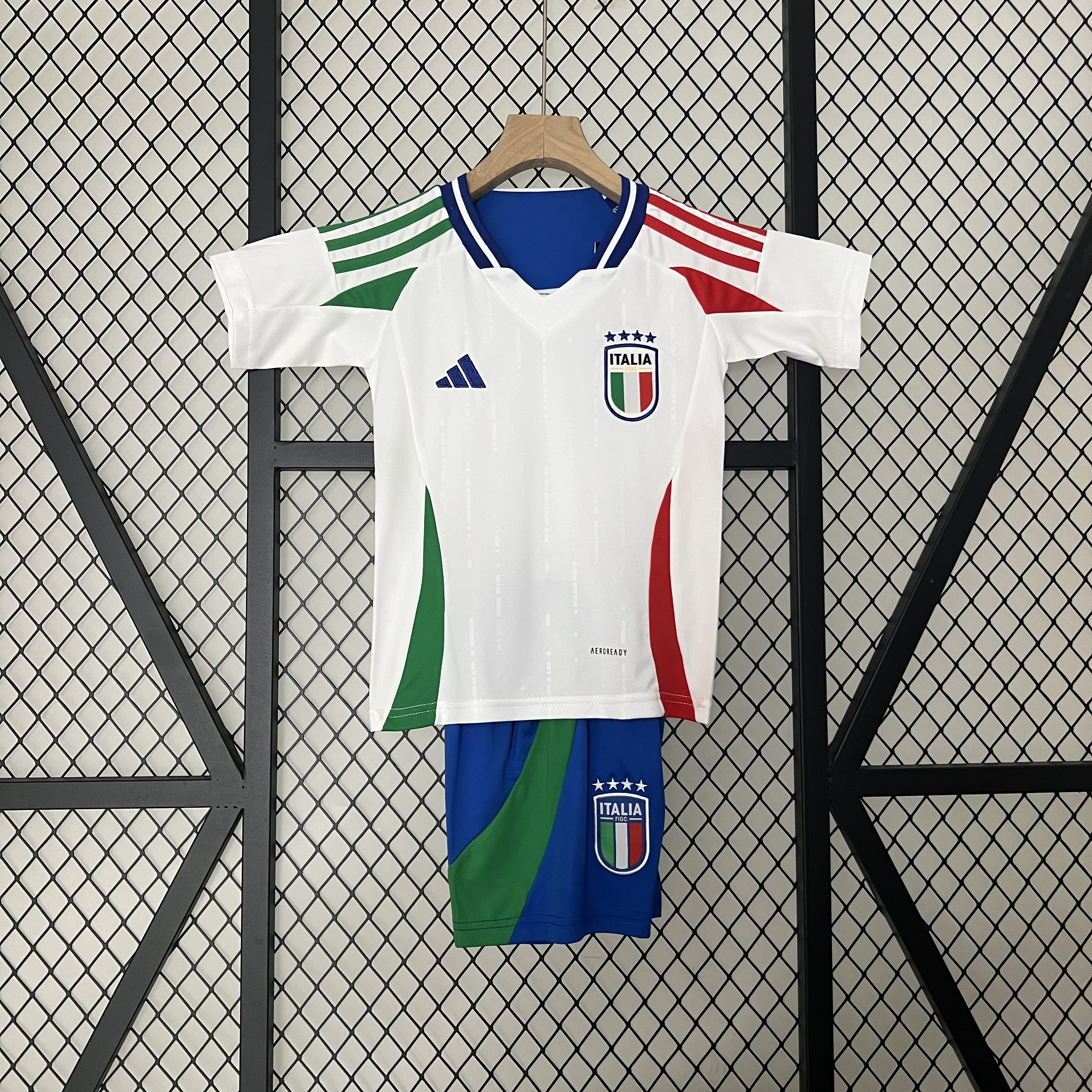 2024-2025 Italy Away Soccer Shirt Kids Size