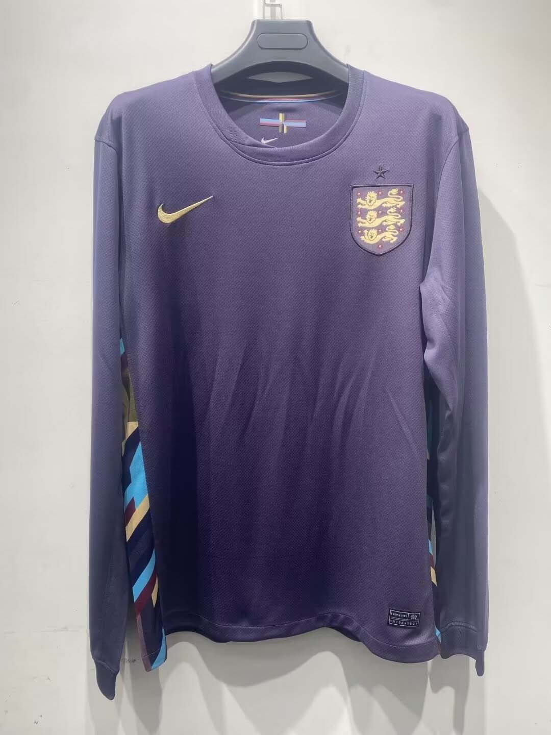 2024 Long Sleeve England Away Football Shirt AAA fan-grade