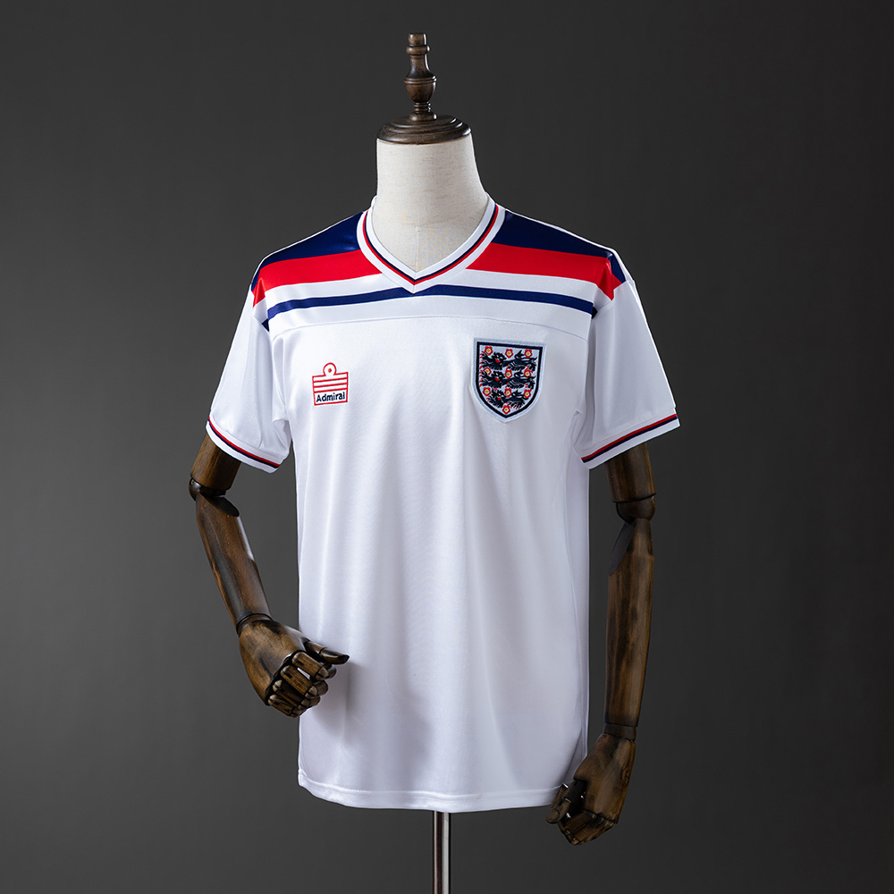 1982 Retro England Home Soccer Jersey AAA fan-grade