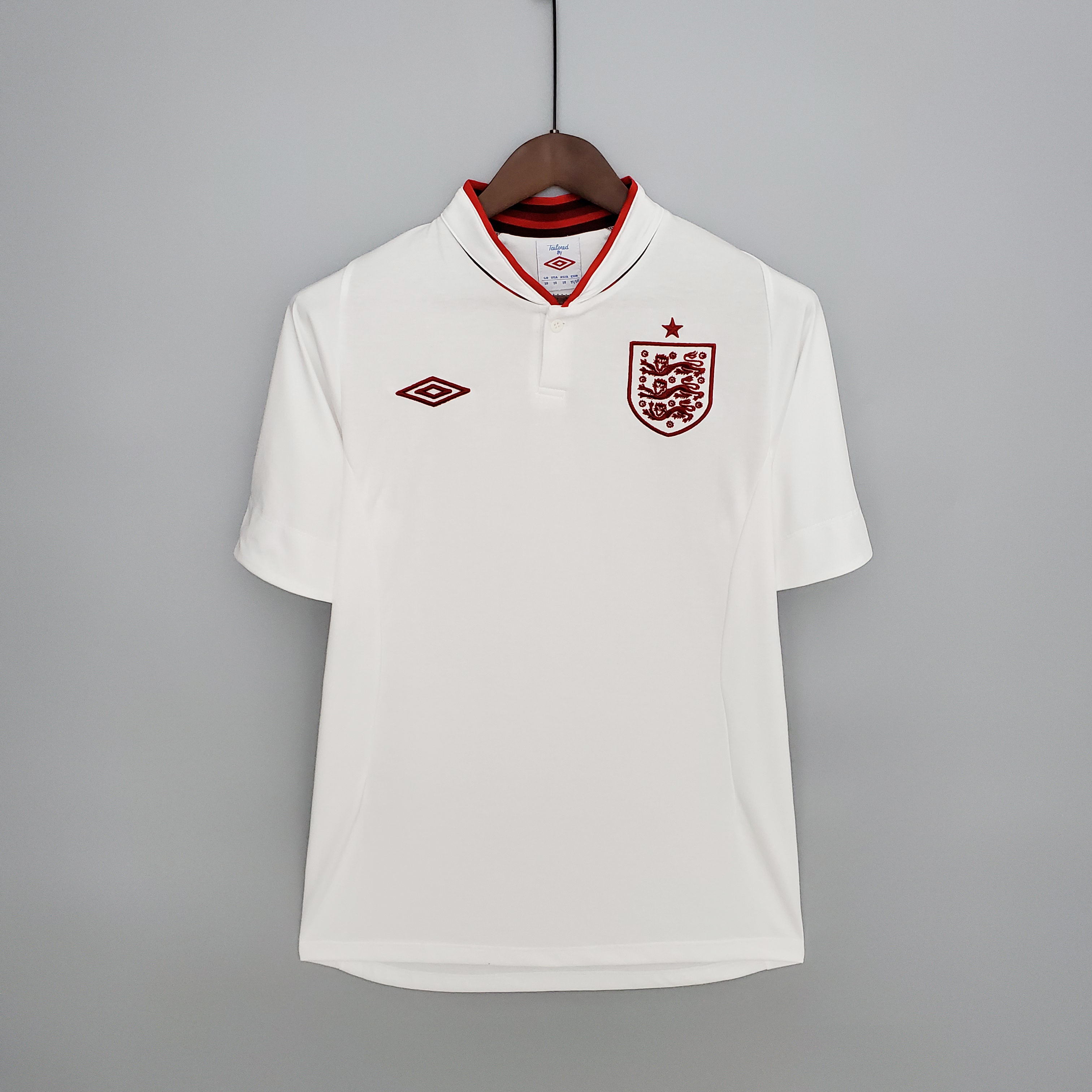 2012 Retro England Home Soccer Jersey AAA fan-grade