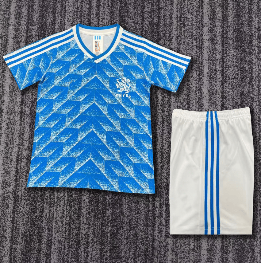 1988 레트로 네덜란드 어웨이 축구 저지 태국 퀄리티 키즈 사이즈