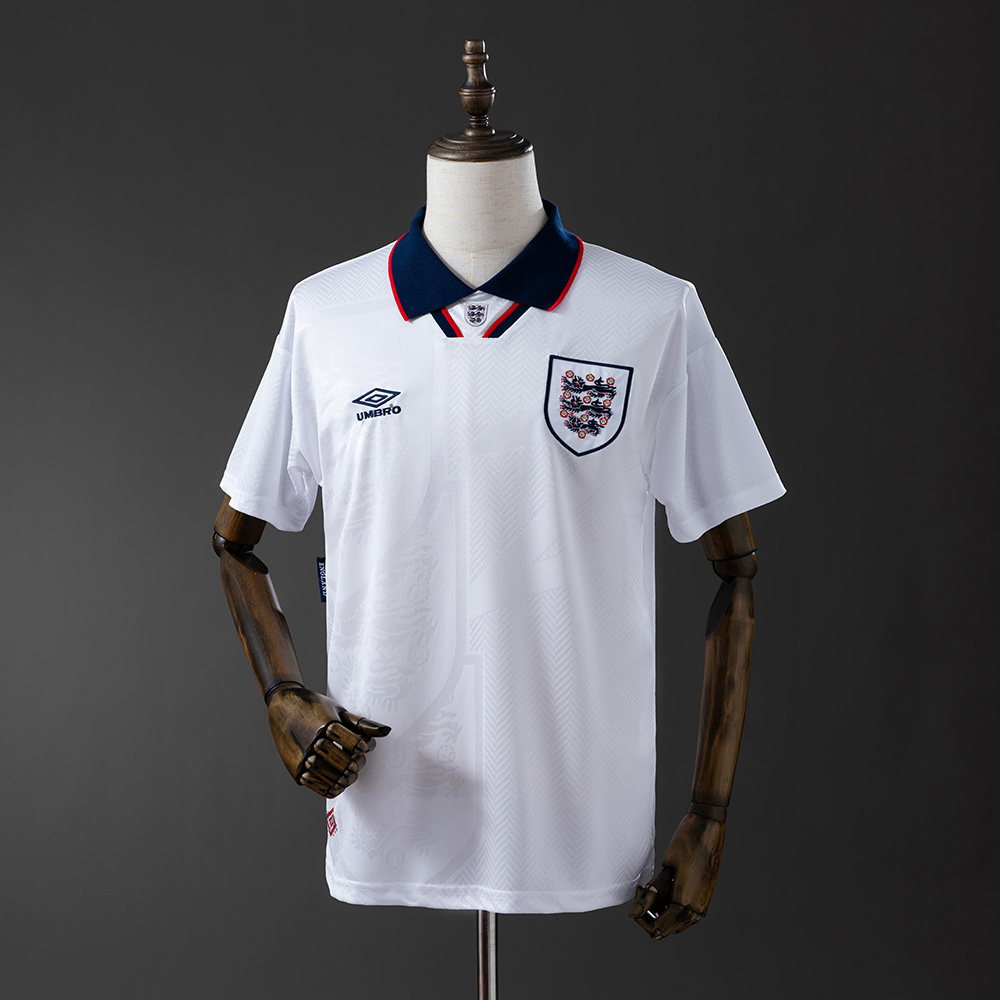 1994/1995 Retro England Home Soccer Jersey