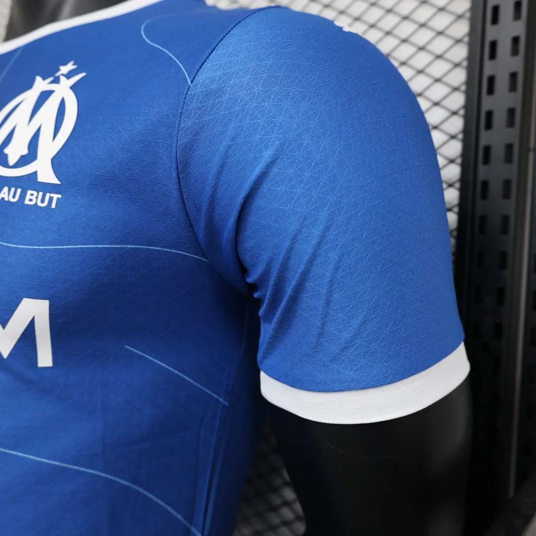 2023/2024 Player Version Olympique de Marseille Away Football Jersey — view 3