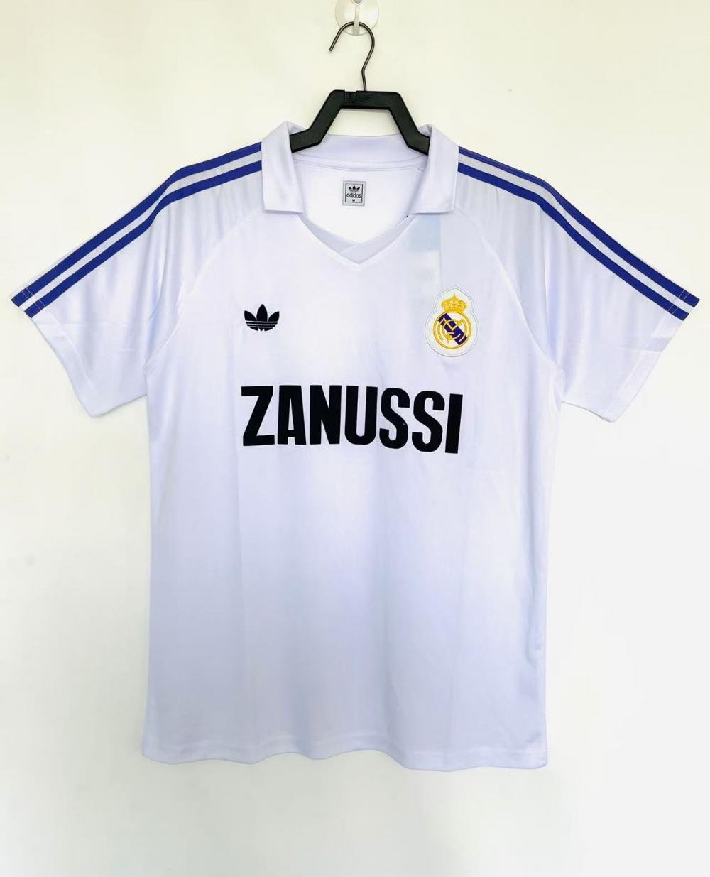 1984/1985 Retro Real Madrid Home Soccer Jersey AAA fan-grade