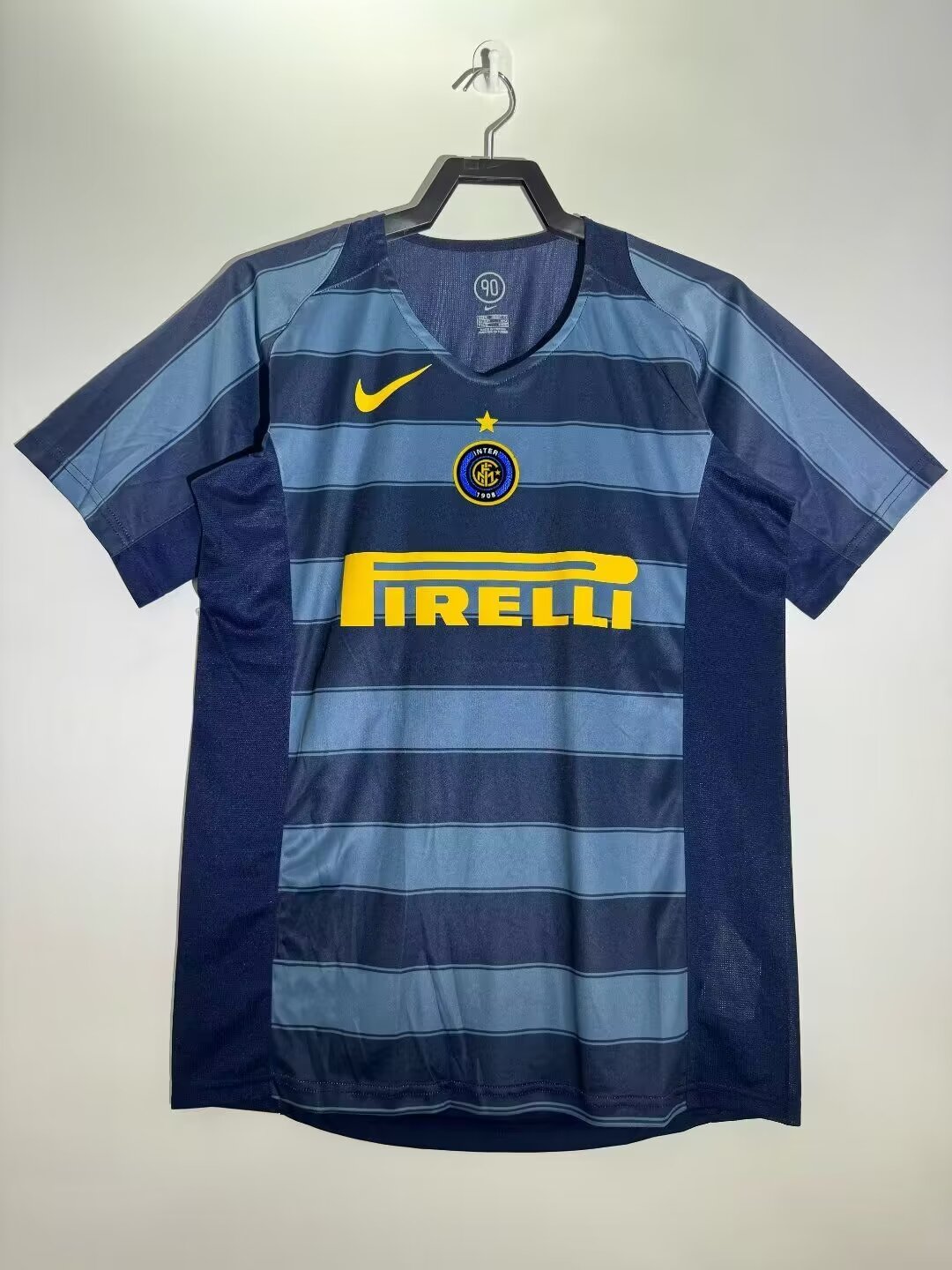 Camiseta de Fútbol Retro Tercera Visitante Inter Milan 2004/2005 Calidad Tailandesa