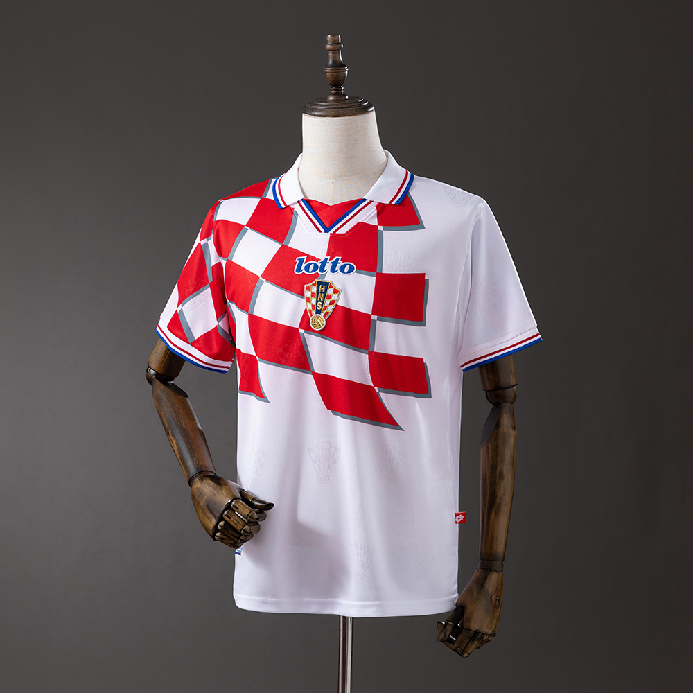 1998 Retro Croatia National Team Home Football Shirt AAA fan-grade