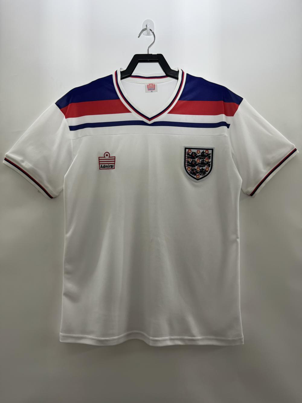 1982 Retro England Home Soccer Jersey AAA fan-grade