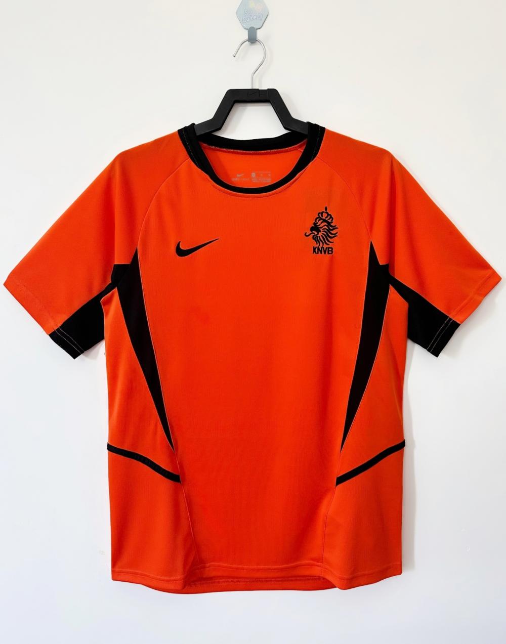Camiseta de fútbol Retro Países Bajos Local 2002 Calidad Tailandesa