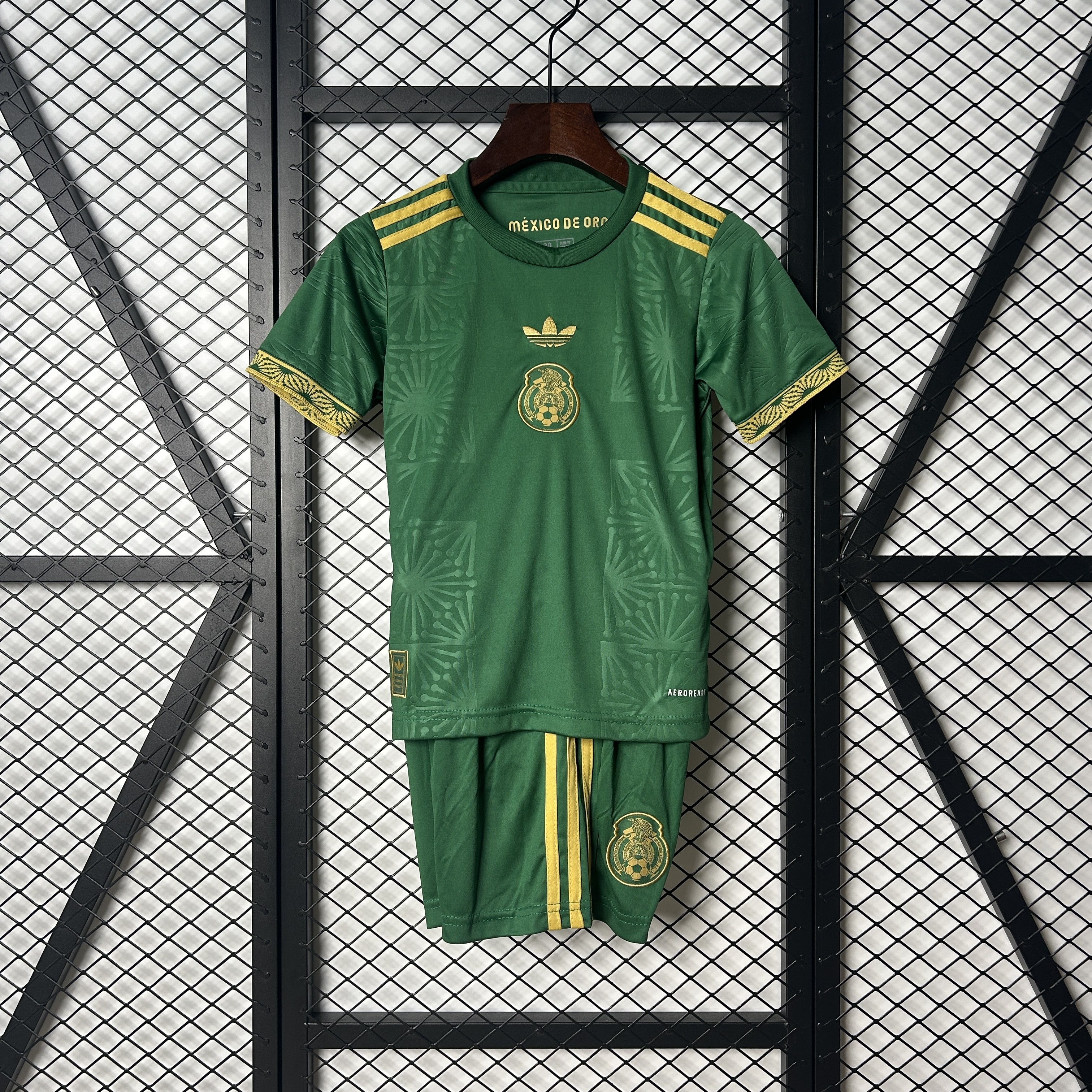 2025 Mexico National Special Edition Green Football Shirt AAA fan-grade Kids Size