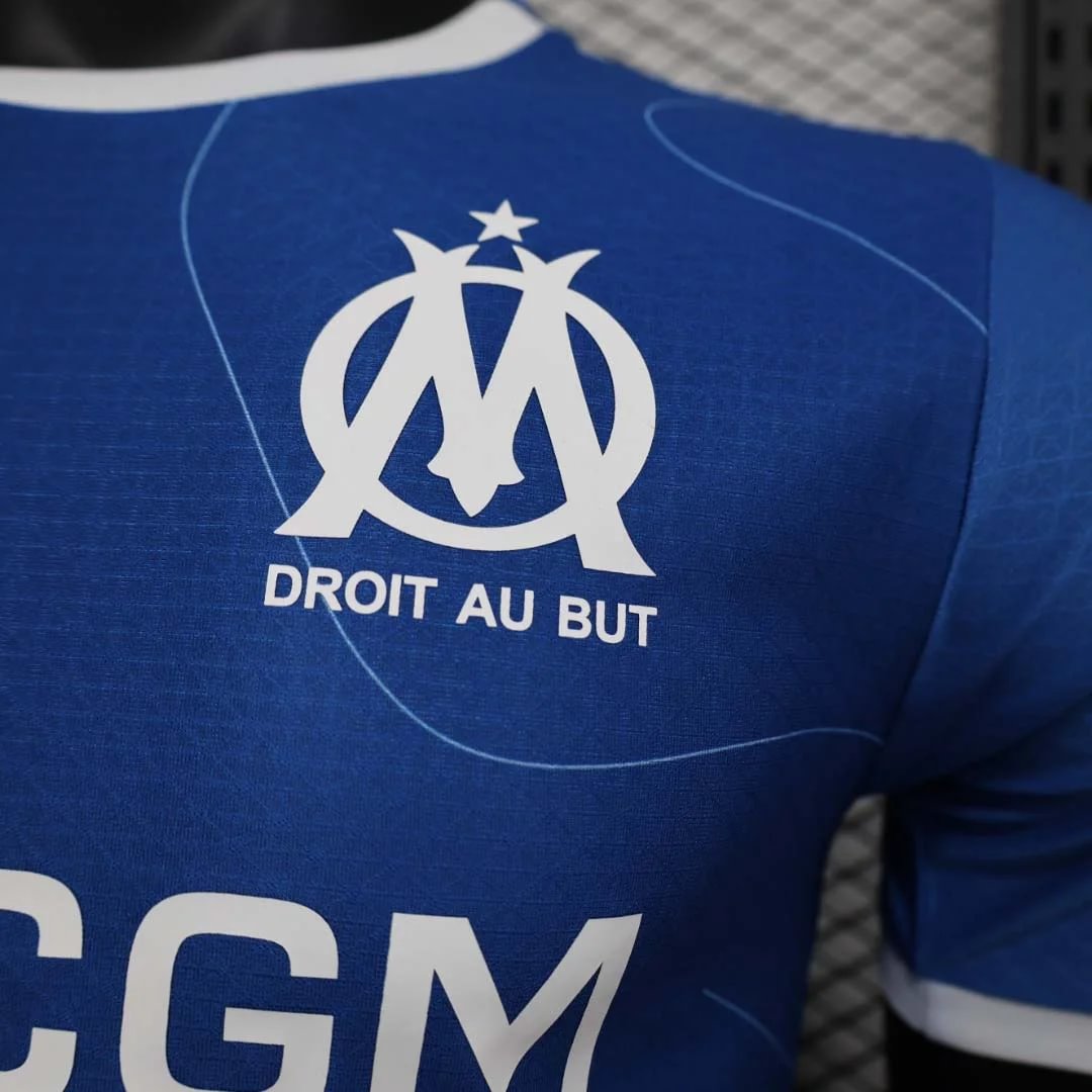 2023/2024 Player Version Olympique de Marseille Away Football Jersey — view 7